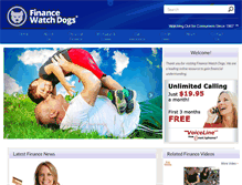 Tablet Screenshot of financewatchdogs.com